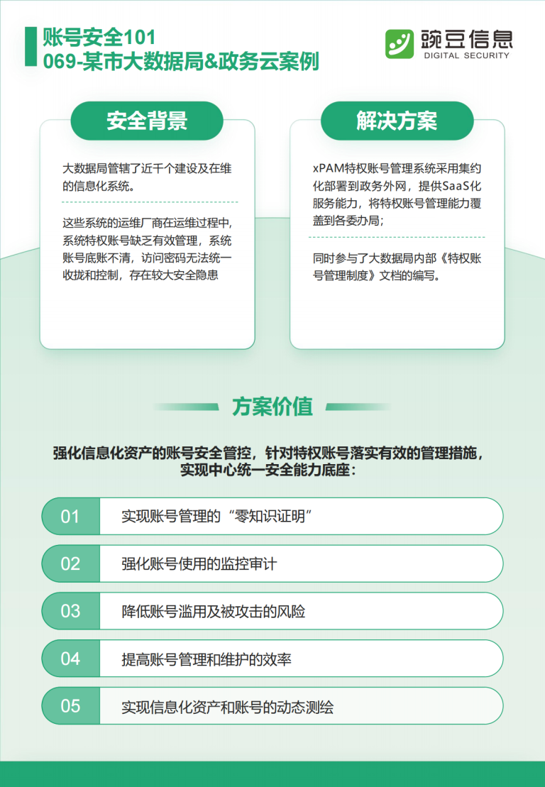 账号安全101-069-某市大数据局&政务云案例