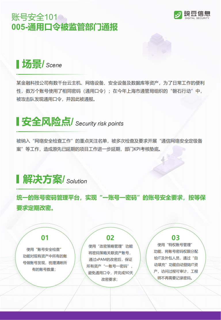 账号安全101-005-通用口令被监管部门通报
